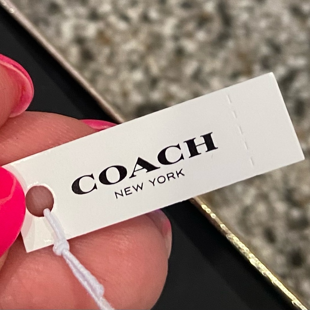 Coach Multi-color Pave box Bangle Bracelet set (3piece) - Picture 3 of 6